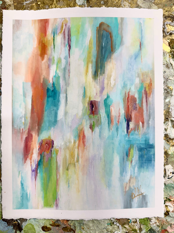 Abstract Print on Paper