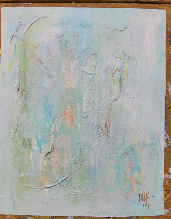 Abstract- textured on canvas fabric