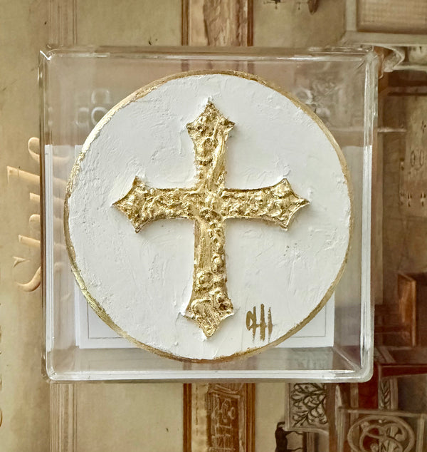Scripture Box- Cross Medallion
