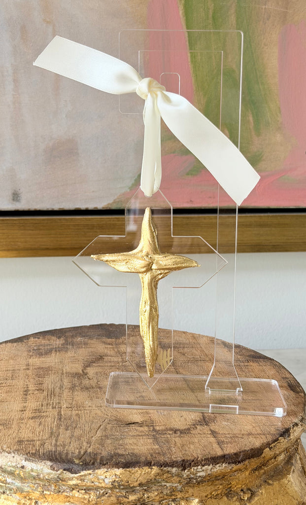 Rope Cross Ornament