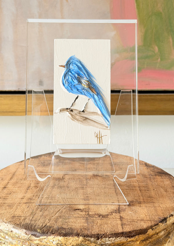 Blue Bird Acrylic Block