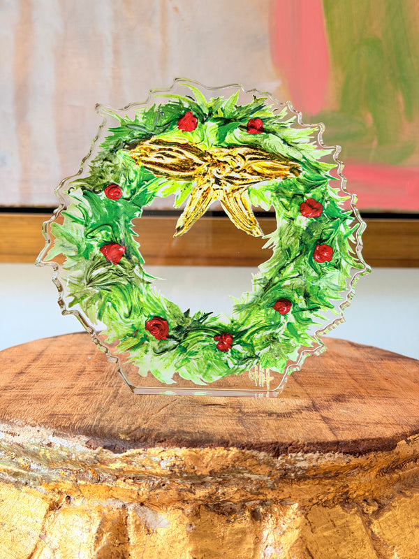 Christmas Wreath Block