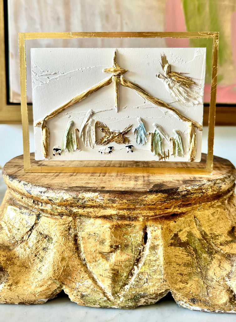 Christmas- Nativity Scene on Acrylic Block
