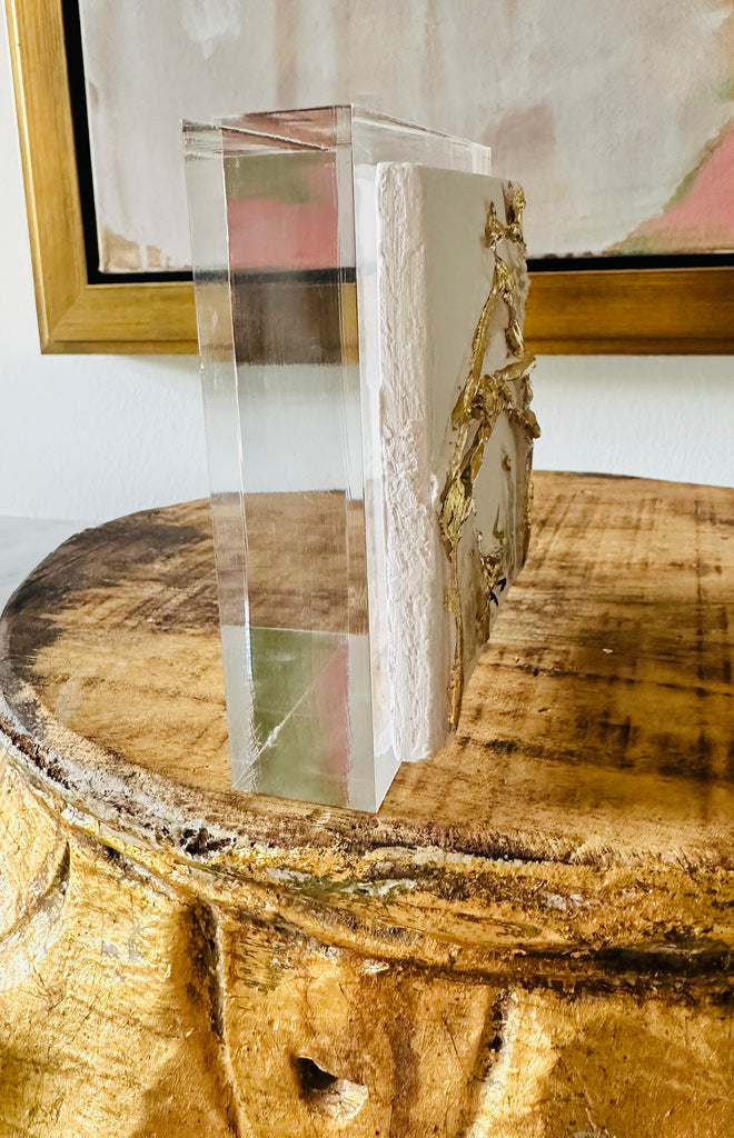 Christmas- Nativity Scene on Acrylic Block 4" x 4" x 1"