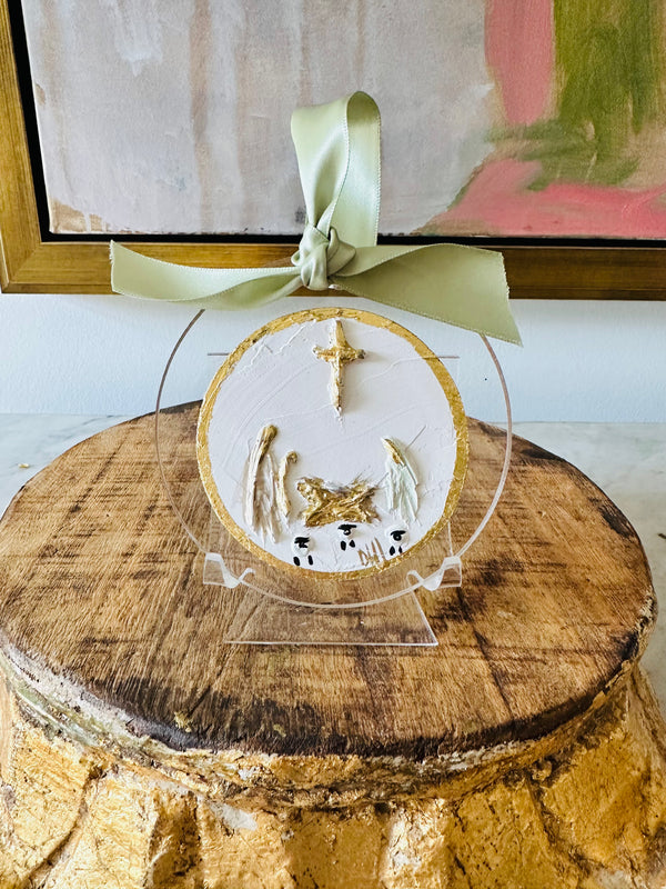 Christmas- DHH Nativity Intaglio Ornament