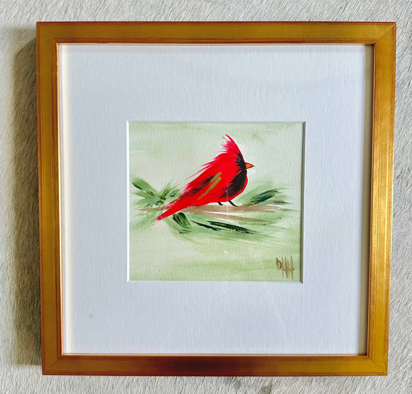 Watercolor Cardinal