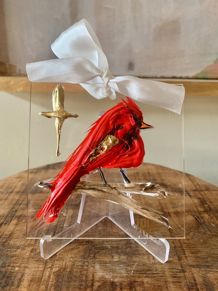 Acrylic Cardinal Hanger